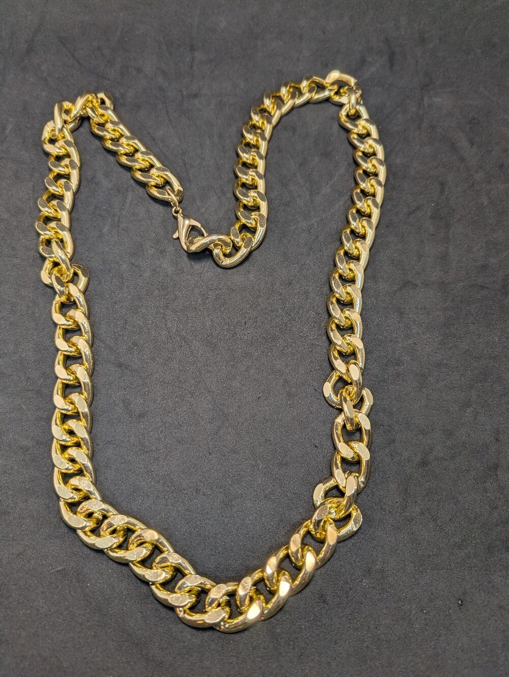 Women's Gold Tone Chunky Chain Belt 36" Inches
